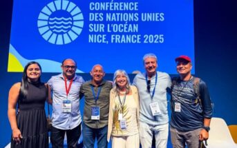 O prefeito Hamilton Brito participa da conferência da ONU sobre os oceanos, em Nice, França.