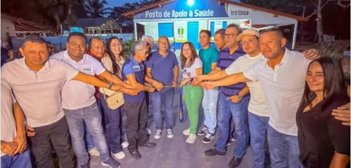 Prefeito Hamilton Brito entrega posto de saúde revitalizado em Iririteua