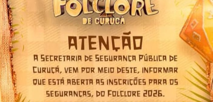 ATENÇÃO, CURUÇÁ!