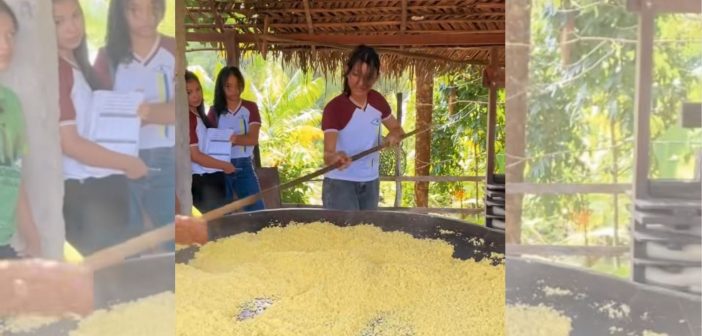 Alunos do 9º ano participam de aula de campo no Curuperé