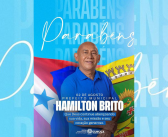 Parabéns Hamilton Brito!