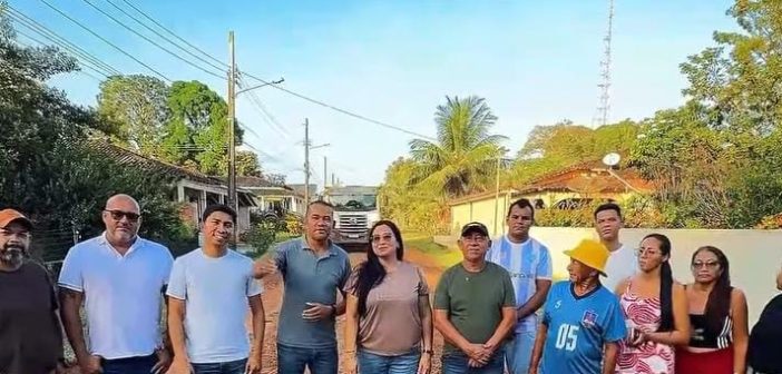 Araquaim avança! a terraplanagem começou e o asfalto está cada vez mais perto.