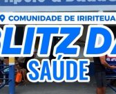 Blitz da Secretaria de Saúde na comunidade de Iririteua, levando cuidado, atendimento e atenção para nossa gente.